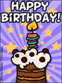 happy birthday, cake, candle, party, bday, b-day