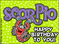 scorpio, zodiak, birthsign, astrology, happy birthday,