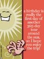 birthday - tour around the sun