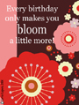 birthday - bloom