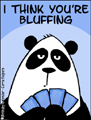 panda,poker,poker face,cards,hobby,gamble,gambling,player,casino,bluff,