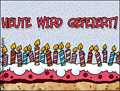 heute wird gefeiert, Hoch sollst du leben,torte,geburtstag,herlichen glckwnsche,