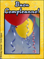 Buon compleanno, auguri, congratulazioni, palloncino