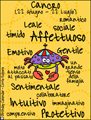 zodiaco, segno dello zodiaco, oroscopo, segno, astrologia, zodiac cards in Italian, buon compleanno, biglietto di compleanno, cancro, cancer