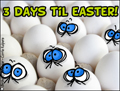 easter countdown, happy easter, eggs, spring,