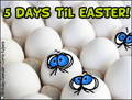 easter countdown, happy easter, eggs, spring,