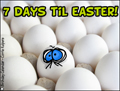 easter countdown, happy easter, eggs, spring,