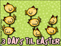 easter countdown, happy easter, peeps, chicks, spring,