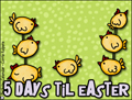 easter countdown, happy easter, peeps, chicks, spring,