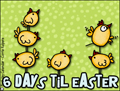 easter countdown, happy easter, peeps, chicks, spring,