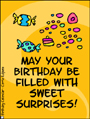 happy birthday. birthday wishes, birthday card, birthday, candy, friend, animation,