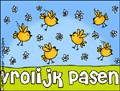 vrolijk pasen, zalig pasen, pasen, paasfeest, kuiken, ei, lente