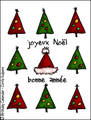 french christmas card,joyeux nol,bonne anne,