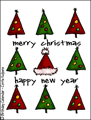 merry christmas,happy new year,trees,santa hat,modern,