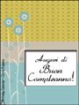 Buon compleanno, happy birthday, birthday card in Italian, Italiano, celebration, language card, auguri, congratulazioni, cartoline di compleanno
