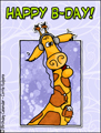 happy birthday,birthday wishes,giraffe,birthday card,