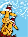 giraffes,love,couple, boyfriend,girlfriend,flash,animated,snow,partner,lover,holiday, holidays, seasons greetings, christmas, xmas, happy holidays, winter, solstice,