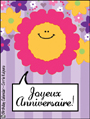 joyeux anniversaire, happy birthday, birthday card in french, bon anniversaire, french, celebration, language card, flower, flicitations, franais,