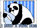 bear hug,support,hug,panda,pillow,friend,friendship,reaching out,best friend, comfort,