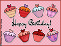 happy birthday, b-day,cake,birthday cake,congratulations,cupcakes, cute, bday