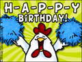 happy birthday, b-day, bday, cheer, chicken,