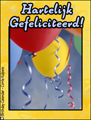 hartelijk gefeliciteerd,verjaardag,de beste wensen,ballonnen,jarig,