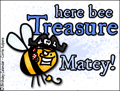 pirate bee treasure yarr