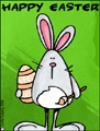happy easter, easter bunny, eggs, decorate, rabbit