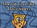 hoot, halloween, hallows eve, samhain, witching hour, haunted, spooky, scary, boo, trick or treat, owl