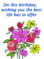 birthday kids, daughter, daughters, child, children, niece, granddaughter, flowers