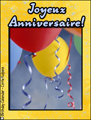 joyeux anniversaire, flicitations, ballon,