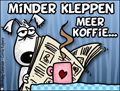 minder kleppen meer koffie, koffie, morgen, krantje, lezen, dutch,