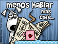 menos hablar ms caf, caf, hablar, maana, papel de las noticias