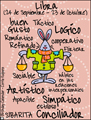 zodiaco, libra, los doce signos, signos del zodaco, horscopo, Spanish zodiac cards,