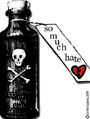 break up,goth,poison,bottle,spell,broken heart,skull,death,hate,ex,relationship,i hate you,dissed,dislike,black,gothic,