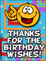 my birthday, thanks, thx, thanks for the birthday wishes,