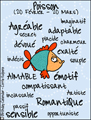 pisces, poisson, les 12 Signes du Zodiaque, balance, zodiaque, astrologie, horoscope, signe, joyeux anniversaire, felicittions, cartes de voeux, French zodiak card,