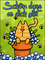 schn das es dich gibt, freundschaft, katze,blumen,biene,