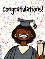 graduation - congratulations, congratulations, announce, announcement, graduate, valedictorian, success, diploma, gratuation, cap and gown