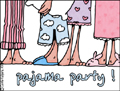 pajama party, sleepover, girls night, pj party, slumber party