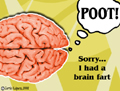 brain fart, idea, funny, humour, humor, humorous, word play, pun