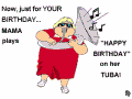 son birthday fat mom music tuba instrument happy