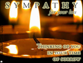 sympathy, condolences, loss, grieve, grieving, funeral, death, sorry for your loss, in deepest sympathy