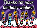 my birthday, thanks, thx, thanks for the birthday wishes,