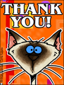 thanks, thank you, thx, siamese, cat, kitty