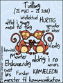 horoskop, Tvilling, astrologi, stjernetegn
