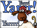 pirate, sheep, ewe, yarrr