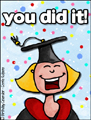 graduation, graduate, congratulations, school, valedictorian, woman,yes!,cap, gown, diploma,